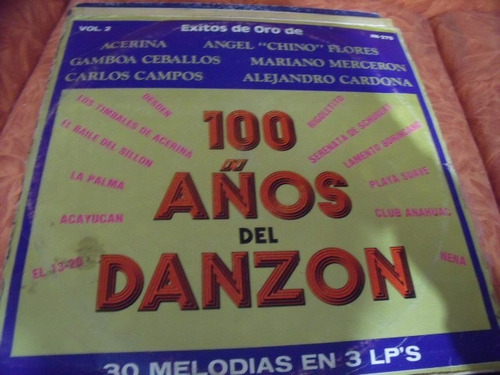 Lp 100 Años Del Danzon, Album 3 Discos,