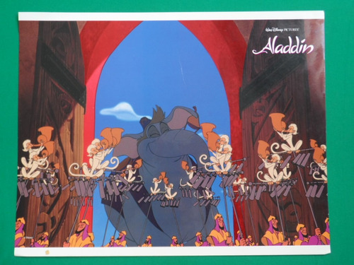 Aladdin Walt Disney Original Cartel De Cine 1