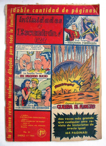 Antigua Rara Revista Comic Dick Turpin Y Mas Mexico Año 1955