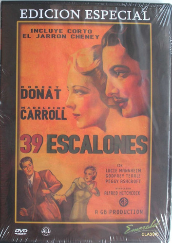 Dvd - 39 Escalones - Dir.: Alfred Hitchcock Nueva Cerrada