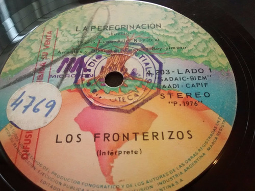 Vinilo Single De Los Fronterizos - Los Reyes Magos( H78 (Usado)