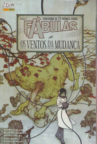 Fábulas Nº 05 - Os Ventos Da Mudança - Com Pequeno Dano - Panini 5 - Em Português - Capa Mole - Bonellihq Cx20 C19