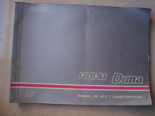 Fiat Duna Manual Original Uso Y Caracteristicas