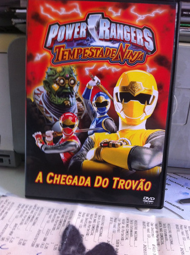 Dvd Power Rangers Tempestade Ninja - A Chegada Do Trovão