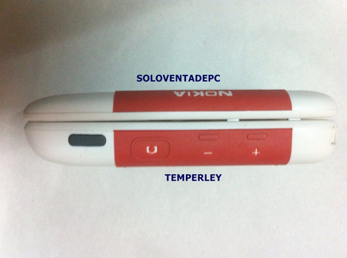 Carcaza Nokia 5200 Color: Blanco Y Rojo Temperley Zona Sur