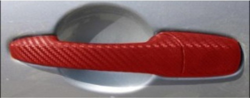 Adesivo Vermelho Fibra De Carbono Moldável Envelopamento