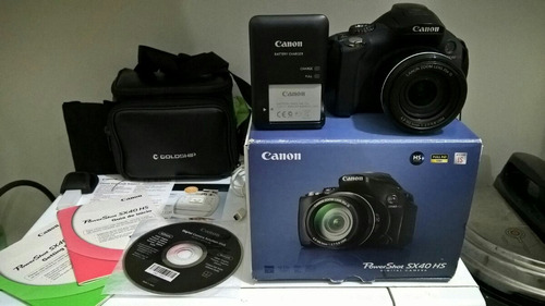 Câmera Canon Sx40 Hs 12.1 + Cartão Memória 8gb + Bolsa Trans