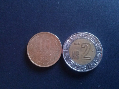Moneda México Bimetálica 2 Pesos 1995 ( A 03)