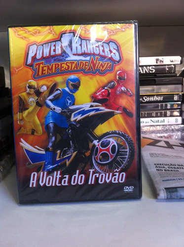 Dvd Power Rangers Tempestade Ninja - A Volta Do Trovão