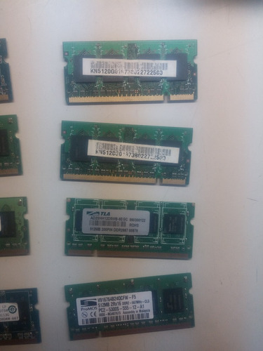 Memorias Laptop Ddr2 Sodimm 1gb Usadas Llaveros (Usado)