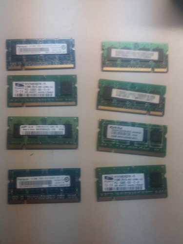 Memorias Laptop Ddr2 Sodimm 1gb Usadas Llaveros (Usado)