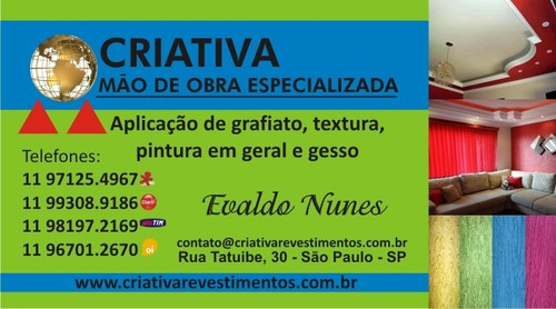 Imagem 1 de 10 de Serviços Pintor Industrial Gesso Pv Areia-quartzo Granilha+