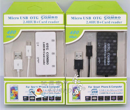 Microusb Y Usb Otg 3usb,sd,microsd, Tablets Celulares Laptop