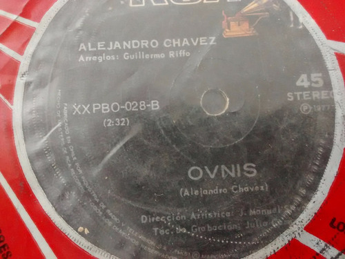 Vinilo Single De Alejandro -chavez - Cancion Inutil ( F138