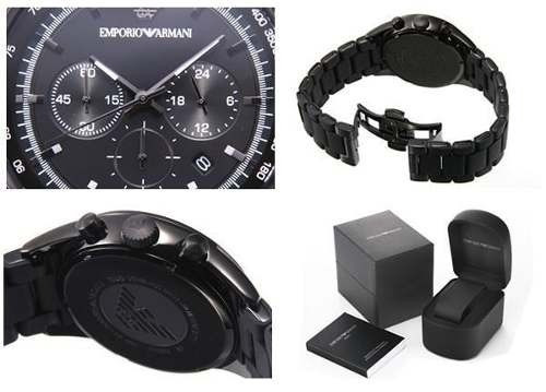 Relógio Empório Armani Ar5981 Preto Original