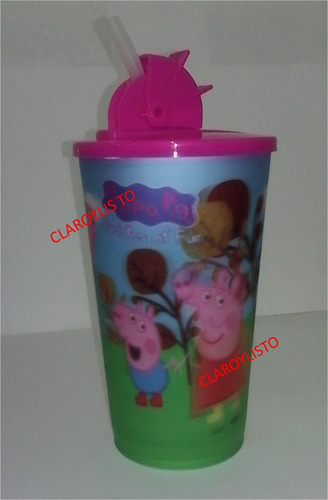 Coolers Peppa Pig, Violetta, Monster High, Y + Con Tapa Y P.