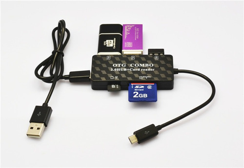 Imagen 4 de 6 de Microusb Y Usb Otg 3usb,sd,microsd, Tablets Celulares Laptop