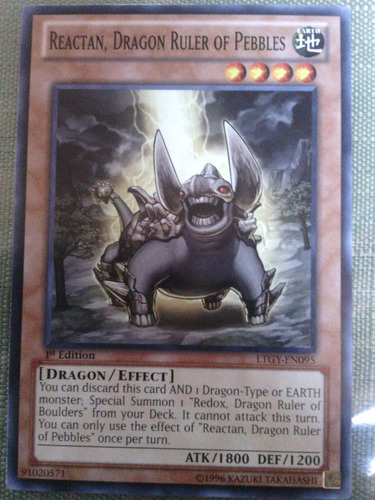 Carta Yugioh (reactan, Dragon Ruler)