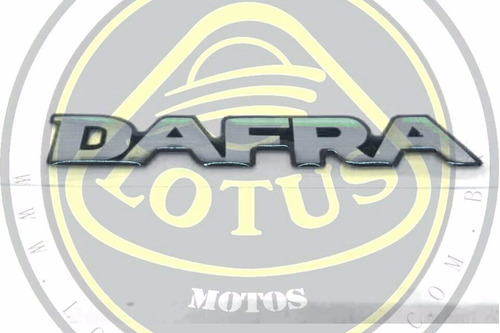 Emblema Logo Dafra Resinado Modelo Original Stps001rg