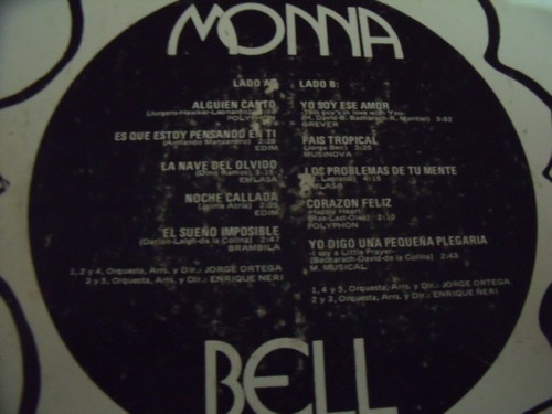 Lp Mona Bell, Alguien Canto