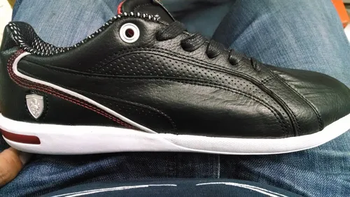 Tenis Puma Ferrari Primo Sf 2015 Negro Y Blanco 100 Piel Env o