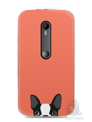 Capa Moto G3 Cachorro Bulldog Francês #1