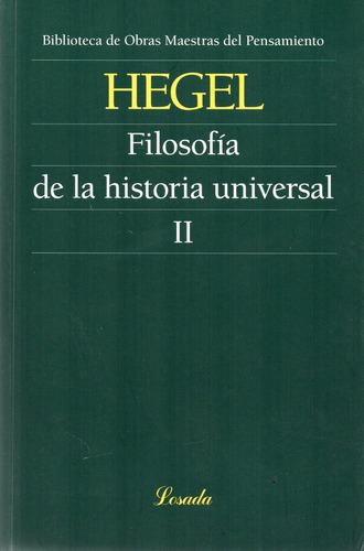 Filosofía De La Historia Universal 2 Hegel (lo)