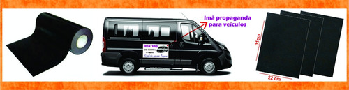 Manta Magnética Neutra 0,8mm 1metro X 60cm, Fixa Em Carro