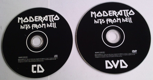 Moderatto Hits From Hell Solo Cd Y Dvd Sin Portada Ni Contra