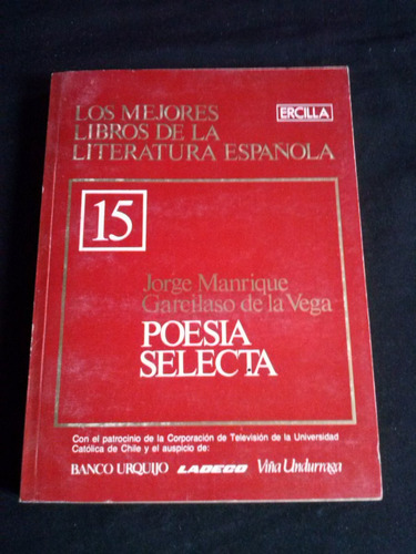 Poesia Selecta Por Jorge Manrique Garcilaso De La Vega