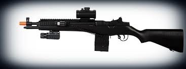 Imagen 2 de 2 de Marcadora Airsoft Socom Spring M14 Bbs Laser Gotcha Xtreme