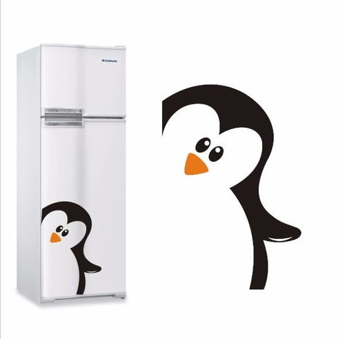 Adesivos Cozinha Pinguim Parede Geladeira 