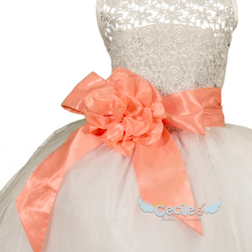 Vestido Hermos De Fiestas Niña Exclusivo Liston Durazno 011 | Meses sin intereses Vestido Hermos De Fiestas Niña Exclusivo Liston Durazno 011 | Meses sin intereses