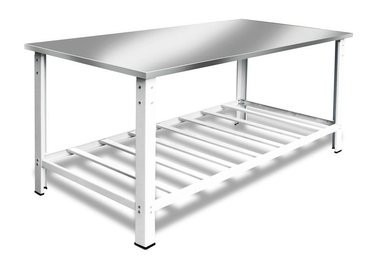 Mesa Em Aço Inox 1.20x0.70 C/ Paneleiro Padaria Açougue