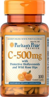 Vitamina C Con Bioflavonoides Y Escaramujo, 500 Mg