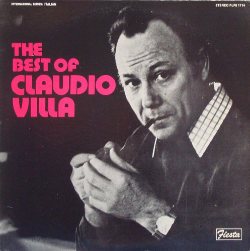 The Best Of Claudio Villa Vinilo Importado Lp Pvl