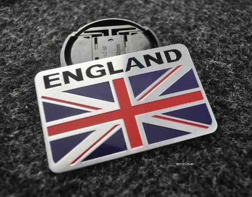 Emblema England - Land Rover - Traseira - Aço Inox