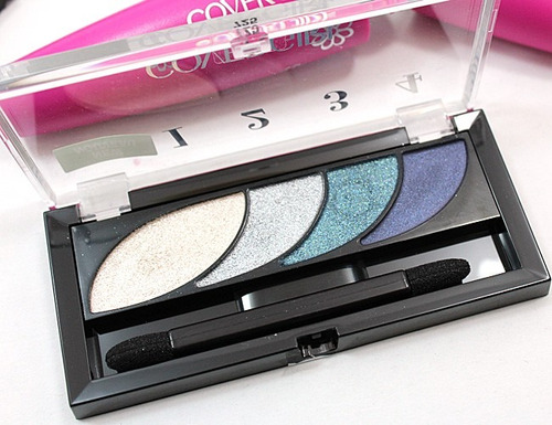 Paleta De Sombras Cover Girl, Cor Breathtaking Blues 725