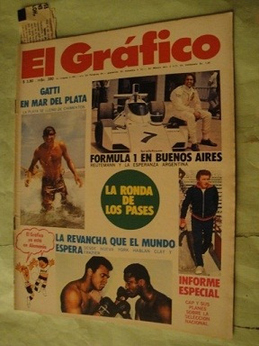 El Grafico 2831 Cassius Clay Porta Central Campeon Cruyff