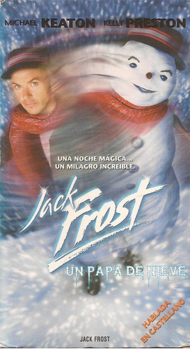 Jack Frost Vhs Michael Keaton Kelly Preston Español Latino