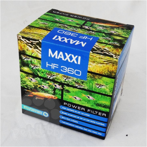 Filtro Externo Maxxi Hf 360 L/h Aquários Peixes Garantia Nf