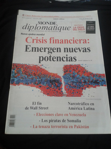 Monde Diplomatique Año Ix Numero 91  Noviembrel 2008