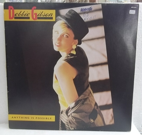 Debbie Gibson Anything Is Possible Lp C/encarte Lia Antes