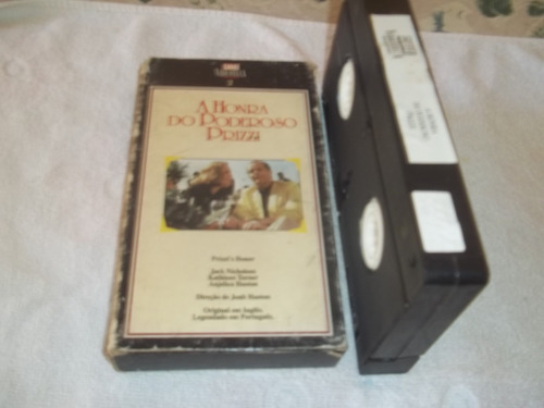 Fita Filme Vhs  A Honra Do Poderoso Prizzi  Legendado