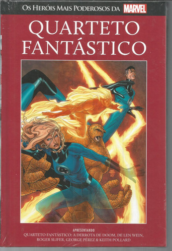  Quarteto Fantastico N° 30 Em Português - Editora Marvel - Formato 17,5 X 26 - Capa Dura - 2016 - Bonellihq Cx442 H18