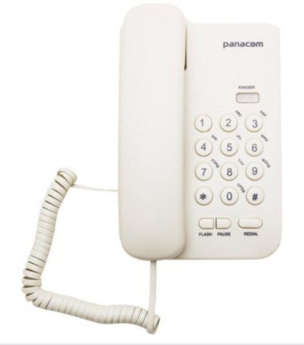 Telefono Fiji Panacom Telefono Mesa Con Cable Buena Calidad