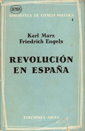 Revolucion En Espana   Marx Y Engels