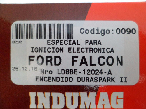 Imagen 6 de 7 de Bobina De Ignición Ford Falcon 82/85 Encen Electr Duraspark