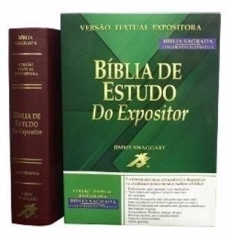 Bíblia Do Expositor Luxo. Deus É Fiel!!! Vinho