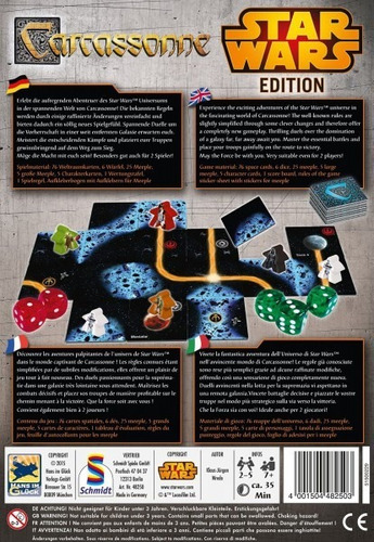 Carcassonne Star Wars Jogo De Tabuleiro Devir Board Game